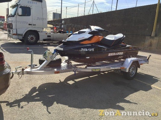 Thalman remolque mixto de aluminio moto de agua/quad